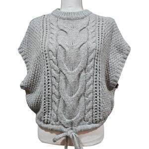 Universal Thread Cable Knit Poncho Sweater Small (Oversized Fit)